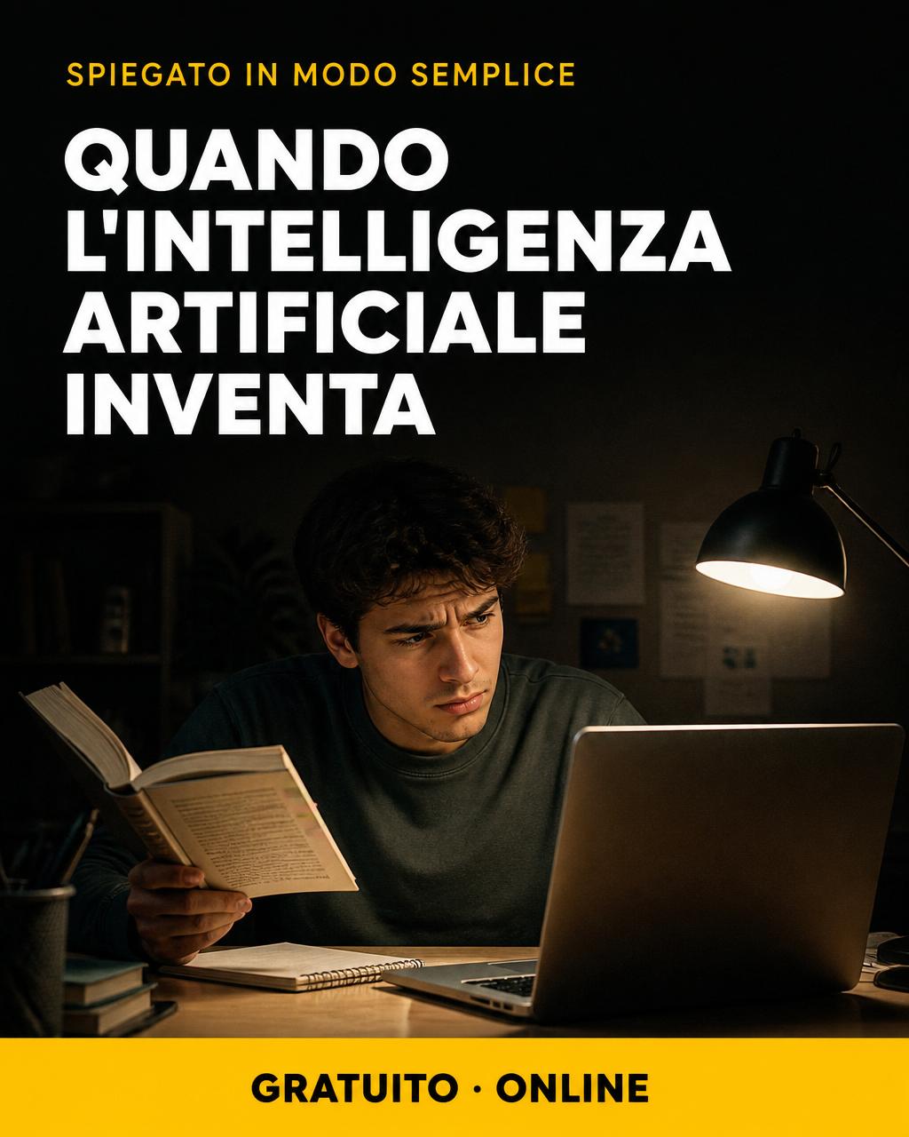 Locandina: Quando l'IA inventa: le allucinazioni
