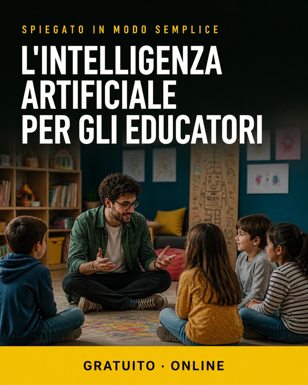 Locandina: IA per educatori — le basi