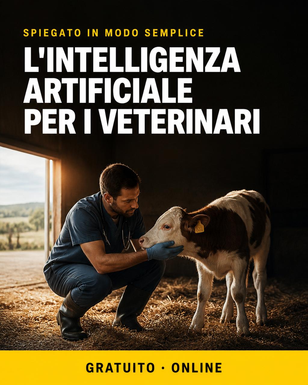 Locandina: IA per veterinari — le basi